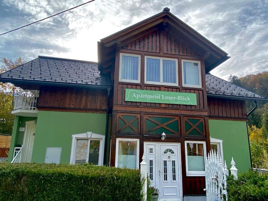 S&W Apartment Loserblick Altaussee Dış mekan fotoğraf